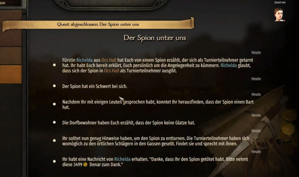 mount & blade 2 - der spion unter uns aufgabe abgeschlossen
