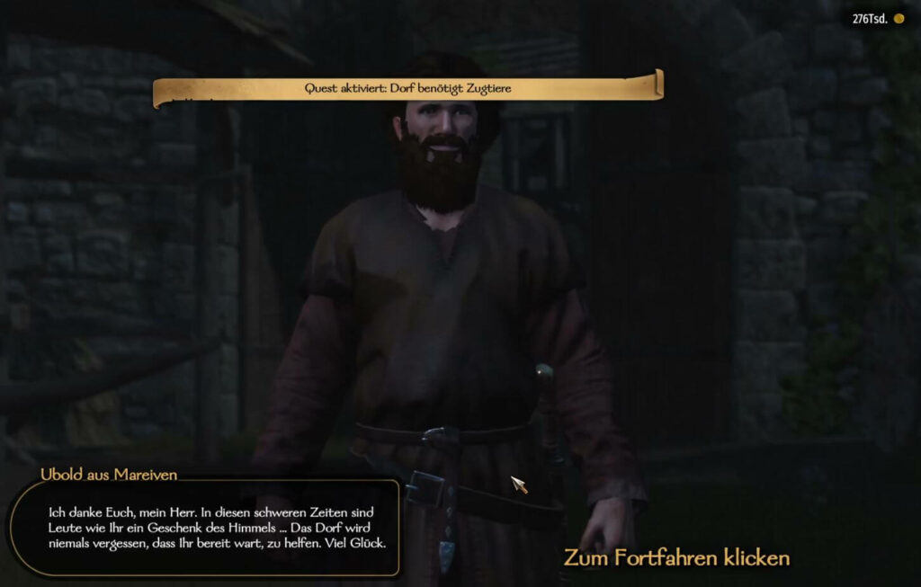 mount & blade 2 - dorf benoetigt zugtiere aufgabenstart2