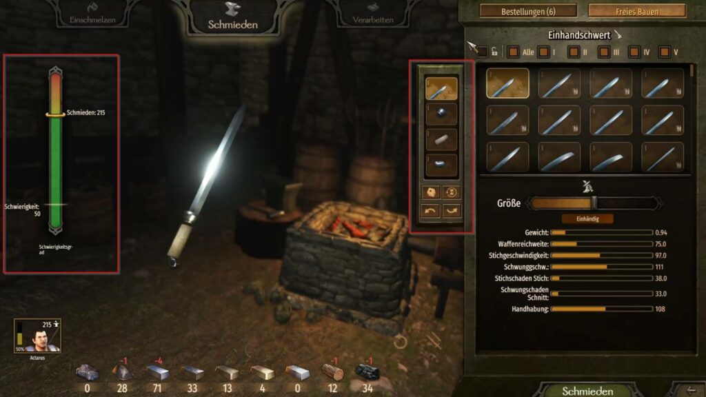 mount & blade 2 - schmieden
